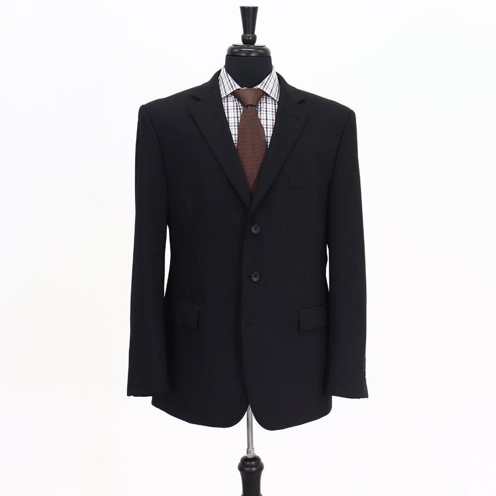 Perry Ellis Black Men's Two-Button Sport Coat
